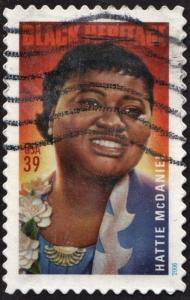 SC#3996 39¢ Hattie McDaniel Single (2006) Used