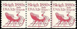 PCBstamps   US #1900 CPS3 15.6c(3x5.2c)Sleigh, (#2), MNH, (1)