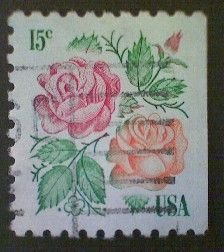 United States, Scott #1737, used(o), 1978, Roses, 15¢,