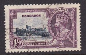 Album Treasures Barbados Scott # 189 1sh George V Silver Jubilee VF Used CDS