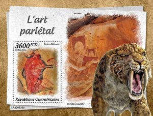 C A R - 2022 - Cave Paintings - Perf Souv Sheet - Mint Never Hinged