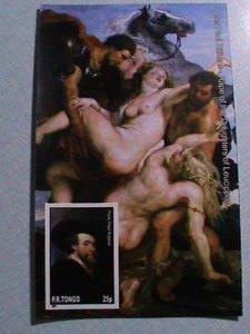 TOGO STAMP: PETER PAUL RUBENS ART-RAPE OF THE DAUGHTERS OF LEUCIPPUS- MNH-S/S