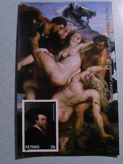 TOGO STAMP: PETER PAUL RUBENS ART-RAPE OF THE DAUGHTERS OF LEUCIPPUS- MNH-S/S