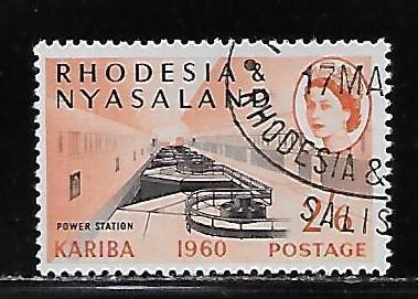 Rhodesia & Nyasaland 176 2sh6d Power Station single Used