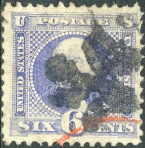 #115 F-VF; NICE BLACK & RED CANCEL CV $300.00 BN5270