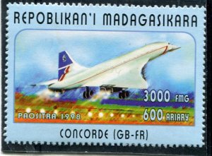 Malagasy 1998 CONCORDE 1 value Perforated Mint (NH)