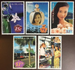 Norfolk Island 2001 Perfume Industry Flowers MNH