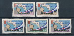 [116164] El Salvador 1966 Second International Fair - Flags  MNH