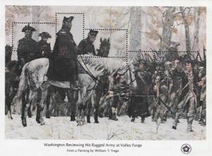 US #1686-89 Bi-Centennial Souvenir Sheets, in Mounts.