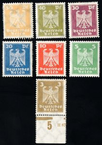 Germany Stamps # 330-6 MNH VF Scott Value $277.00