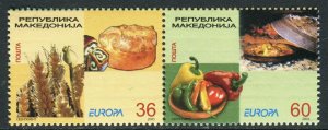 022 - MACEDONIA 2005 - Europa - Gastronomy - MNH Set