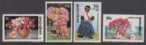 Bahamas 588-91 Christmas mnh