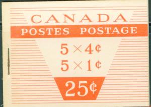 CANADA Scott 337a and 340a 1956 QE2 Booklet