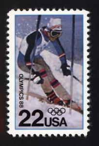 2369  22c Winter Olympics 88 MNH single