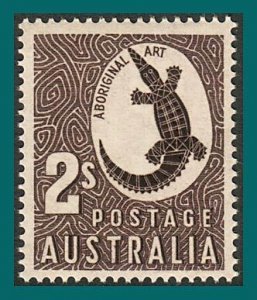 Australia 1956 Crocodile, MNH #302,SG224f