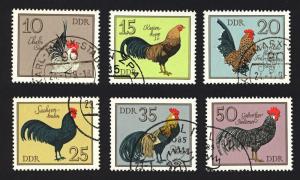 DDR Sc# 1982-87 1979 German Cocks set cancelled