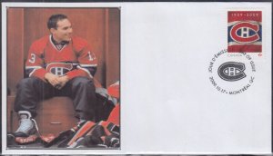 CANADA Sc #2339.2 FDC CELEBRATING 100th ANN of MONTREAL CANADIANS HOCKEY TEAM