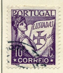 PORTUGAL;    1931 early ' Luciad ' issue fine used value 10c.