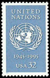 PCBstamps US #2974 32c United Nations, MNH, (3)