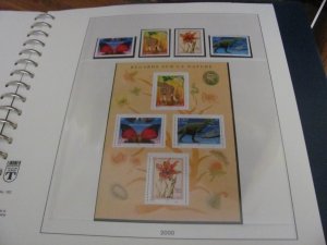 FRANCE MNH 1994-2000 LINDNER ALBUM COMPLETE W/SS &  BOOKLETS (95)