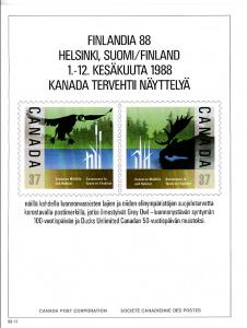 Canada Unitrade 11 Finlandia Souvenir Card Mint