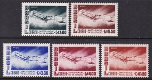 Brazil C82-C86 Airplanes MNH VF