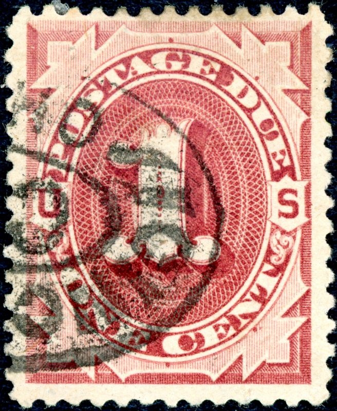 US J1 – 1879 1c Postage Due Stamp. Used VF.