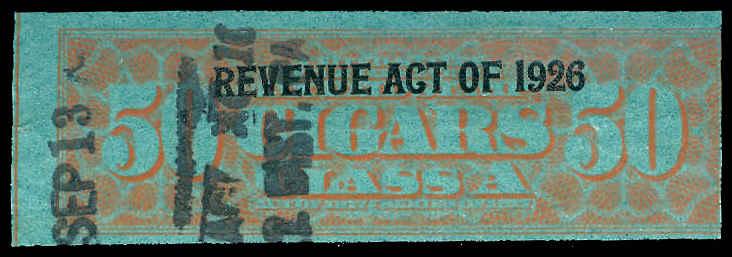 U.S. REV. TAXPAIDS-CIGAR TC376b  Used (ID # 85839)