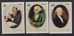 Cook Is.-Sc#C20-2- id9-unused NH airmail set-US Presidents-1982-