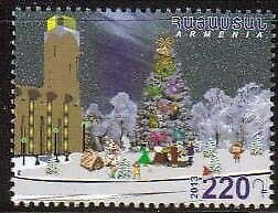 Armenia 655  New Year in Armenia  a single stamp  Scott #977  -----