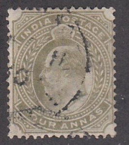 India # 66, King Edward VII, Definitive Stamp, Used