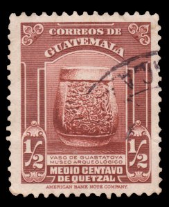 GUATEMALA STAMP 1942 SCOTT # 304. USED. # 1