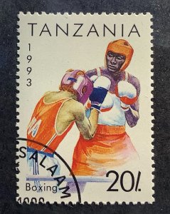 Tanzania 1993 Scott 1018 CTO - 20sh, Sport, Boxing