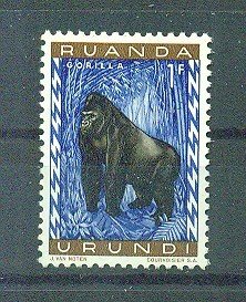 Ruanda - Urundi sc# 141 mh cat value $.25