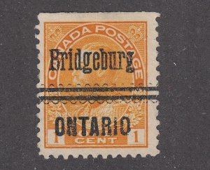 CANADA PRECANCEL BRIDGEBURG 1-105