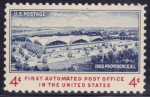 United States, 1960, First Automated Post Office, 4c, sc#1164, MLH