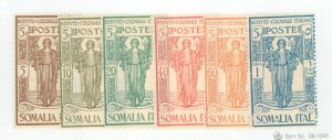 Somalia (Italian Somaliland) #B11-B16 Unused Single (Complete Set)