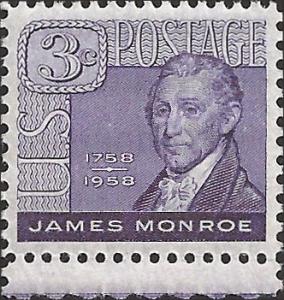 # 1105 MINT NEVER HINGED JAMES MONROE