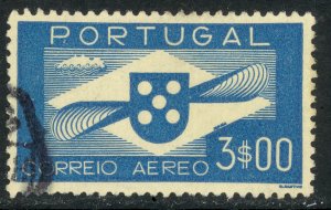 PORTUGAL 1936-41 3e Symbol of Aviation AIRMAIL Sc C4 VFU