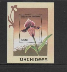 GUINEA #1381 1997 ORCHIDS MINT VF NH O.G S/S