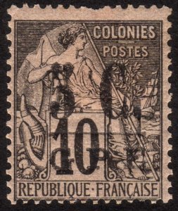 1891, Guadeloupe 5c, MH, Sc 10