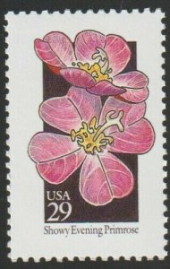 1992 29c Wildflowers: Showy Evening Primrose Scott 2671 Mint F/VF NH