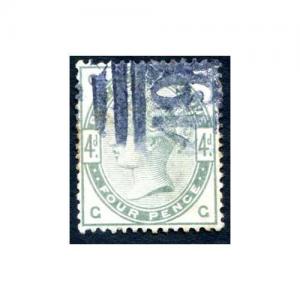 4d Dull Green SG192 Fine Used Blue Cancel