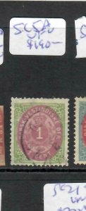 DANISH WEST INDIES  (P2503B)  1C   SG 5A    VFU 