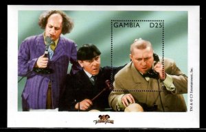 Gambia 2000 - The Three Stooges - Souvenir Stamp Sheet - Scott #2202 - MNH