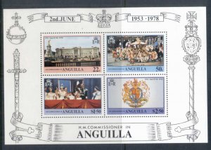 Anguilla 1978 QEII Coronation 25th Anniversary MS MUH