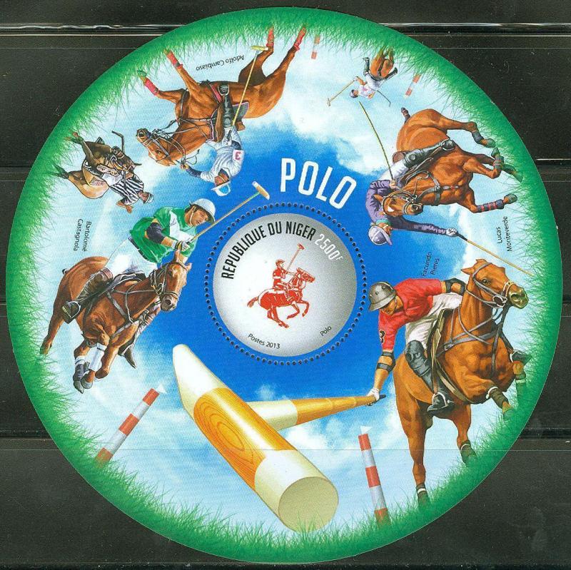 NIGER 2013 POLO CHAMPIONS SOUVENIR SHEET