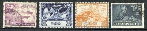 Johore SG148/51 1949 UPU Used Cat 11 pounds (1)