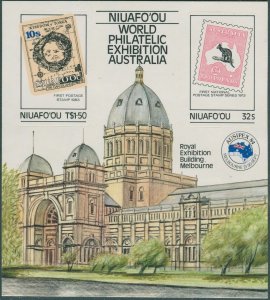 Niuafo'ou 1984 SG50 Ausipex MS MNH