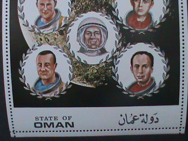 STATE OF OMAN-IN MEMORY OF SPACE MEN- MNH  S/S-VF WE SHIP TO WORLDWIDE